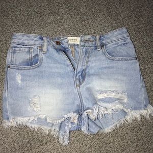 jean shorts